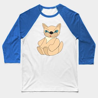 Cute cat Baseball T-Shirt